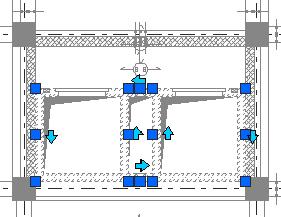 Krok 7: Kopiowanie elementów szybu windy na Poziom 0 Zanim zaczniesz, na pasku AutoCAD Widok, kliknij na aby widok z góry. 1.