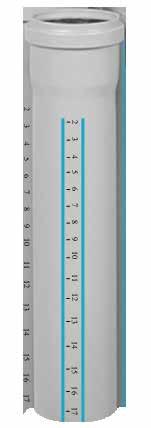 Kanalizacja wewnętrzna niskoszumowa HTplus HTEM - Rury 10100 HTEM 40 150mm 960 20 4,77 10110 HTEM 40 250mm 960 20 6,10 10120 HTEM 40 500mm 320 20 8,25 10140 HTEM 40 1000mm 260 10 13,48 10150 HTEM 40