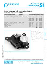 SI 0071 Electromotive drive module (EDM-i) Nr. kat.