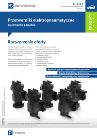 FL 1693 Części silnikowe do zawodników wagi Page 40 FL 1112 Przetworniki elektropneumatyczne Nr. kat.