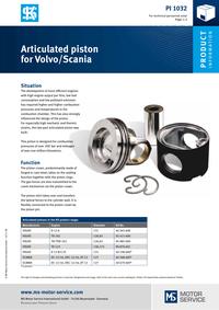 PI 1032 Articulated piston for Volvo/Scania Nr. kat.