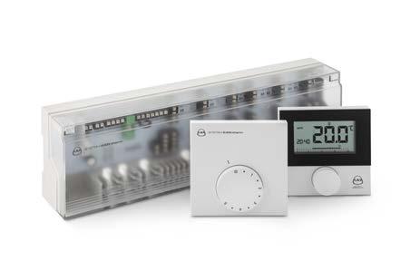 Automatyka Basic+ Automatyka Basic+ to zestaw urządzeń do przewodowego, precyzyjnego sterowania temperaturą w pomieszczeniach.