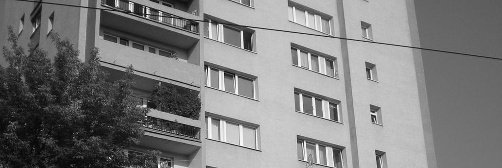 1 Analyzed building: a) view from the west side of the building, b) the visualization of the building in the Design Builder 3.