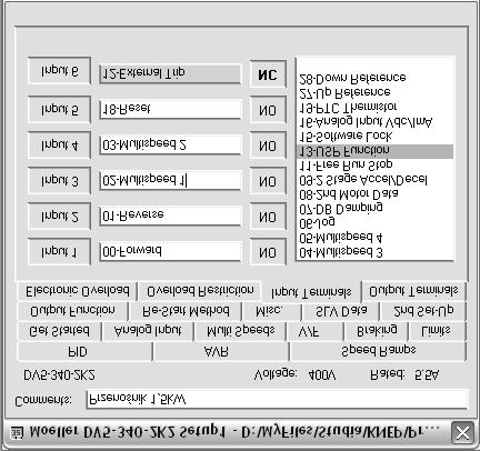 DEX-KEY; 3) za pomoc¹ komputera z oprogramowaniem DriveSoft; korzystanie z komputera znacznie usprawnia i przyœpiesza proces konfiguracji przetwornicy.