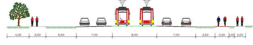 Krasińskiego Na skrzyŝowaniu ul. Powązkowskiej z ul. Krasińskiego zakłada się usytuowanie zespołu przystanków tramwajowych na wlotach skrzyŝowania.