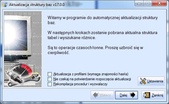 Usuwanie ściągniętych Aneksów- pozwala Użytkownikowi usunąć wszystkie niezainstalowane aktualizacje aż do pierwszej wersji.