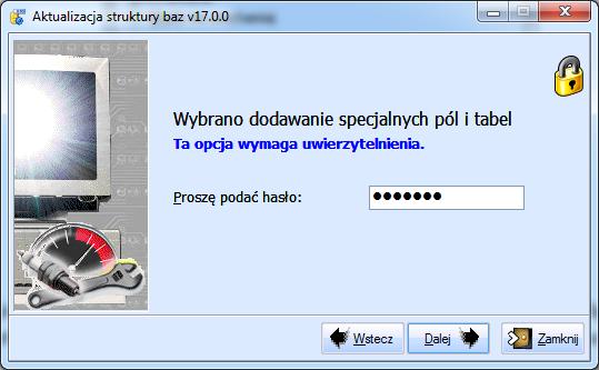 Sekcja Rodzaj testów zawiera: opcja Tylko wymagane, opcja Pełny test - obejmuje sprawdzanie sekwencji, procedur, wyzwalaczy, rekordy zerowe (pola ID/DE) oraz odwołania do innych tabel.