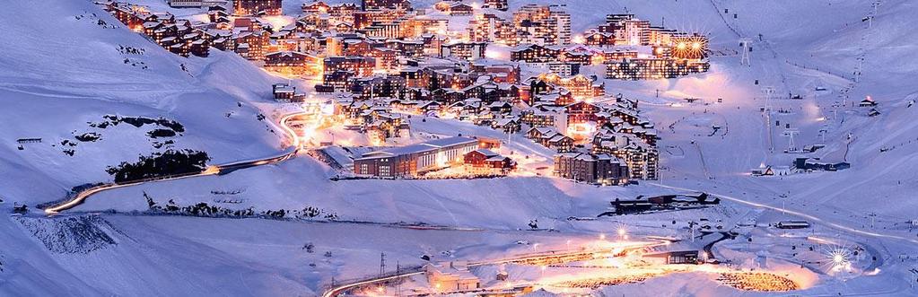 WYJAZD ORGANIZOWANY PRZEZ FIRMĘ BIZNES I TURYSTYKA SP. Z O.O. ŚNIEŻNE SZALEŃSTWO i NOCNA ZABAWA TRZY DOLINY VAL THORENS Cena: od 2070zł* od osoby Termin: 20.01-