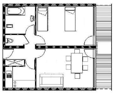 Apartament 4 os. - (2 pokojowy ok.