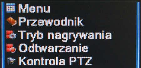 2.5 Menu podręczne Menu podręczne przywołujemy za pośrednictwem