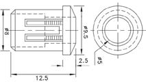 05mr 5 18 metal wklęsła concave Śnica Diameter Wysokość Height Materiał Material OL.