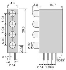 H21/Y-1 Soczewka Lens Tuleje dystansowe do diod LED Spacer sleeve for LED Part number OL.H19/I-4 OL.H19/S-4 OL.H19/H-4 OL.H19/G-4 OL.H19/Y-4 OL.H19/I-2 OL.H19/S-2 OL.H19/H-2 OL.H19/G-2 OL.H19/Y-2 OL.