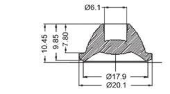 RAD-1W Opis aluminiowe podłoże dla LED-ów wysokiej mocy 1W aluminium PCB Star for 1W High Power LED OLHP.RAD-8092 OLCS.02c100 OLOS.02c100 OLYS.02c100 OLYZS.02c30 OLZS.02c400 OLNS.02c90 OLBZS.