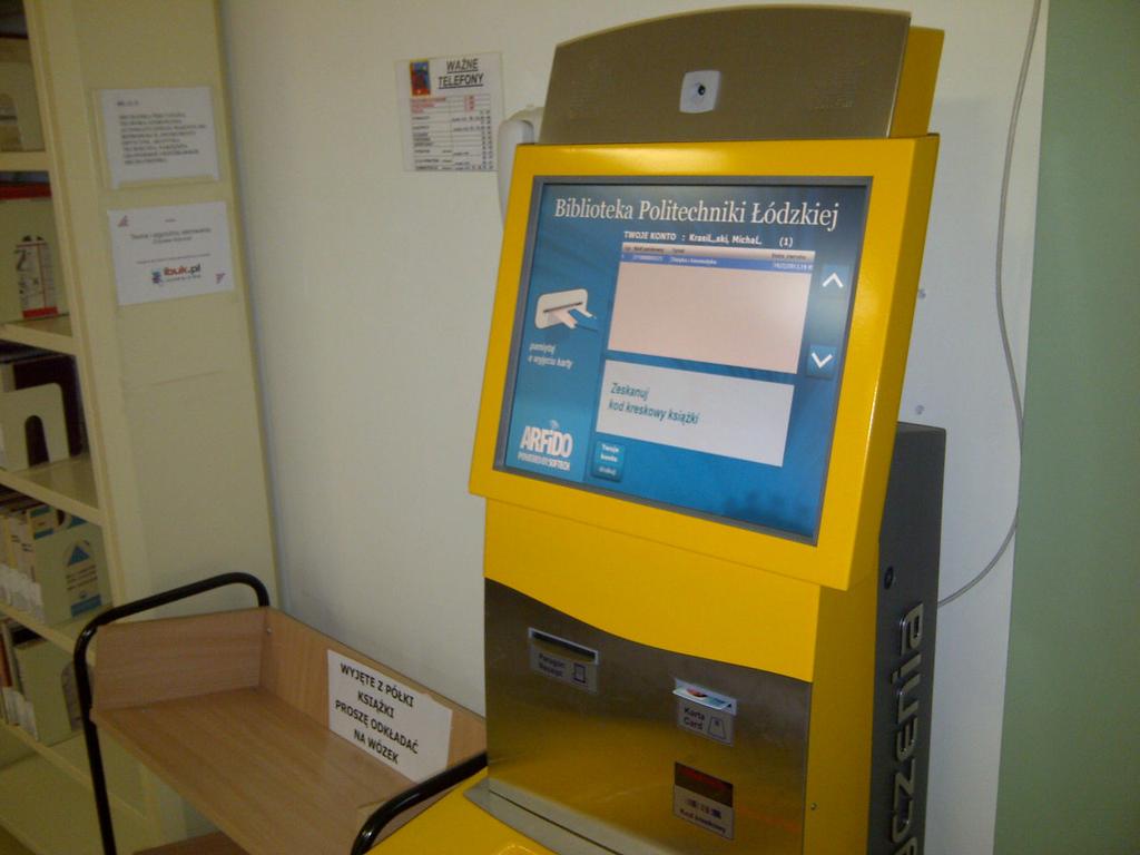 Wypożyczanie książek z Biblioteki Głównej Większość książek zgromadzonych w Bibliotece PŁ można wypożyczyć na zewnątrz warunkiem jest posiadanie elektronicznej legitymacji studenckiej (ELS),