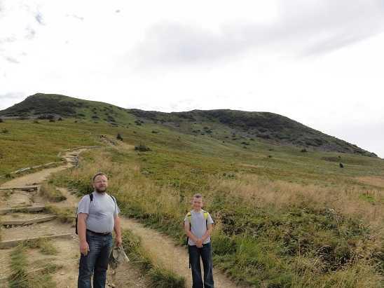 docieramy na szczyt Halicza (1333m).