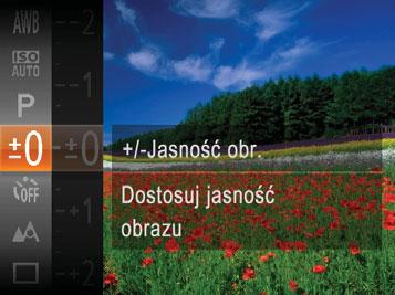 Filmy Fotografowanie w trybie Program AE (tryb [P]) Wiele ustawień funkcji można dostosować do swojego ulubionego stylu. Włącz tryb [G].