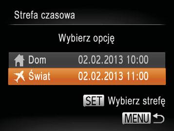 Dostosowanie funkcji oszczędzania energii Można dostosowywać czas automatycznego wyłączania aparatu i jego monitora (opcje odpowiednio Wyłączenie aparatu i Wyłączenie monitora); (= ).