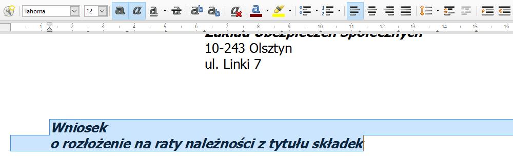 [14/22] Writer 11 9 10 8 Przeciągnij wciśniętym lewym klawiszem po tekście zaczynając od Litery D a kończąc na literze h Rysunek 25.