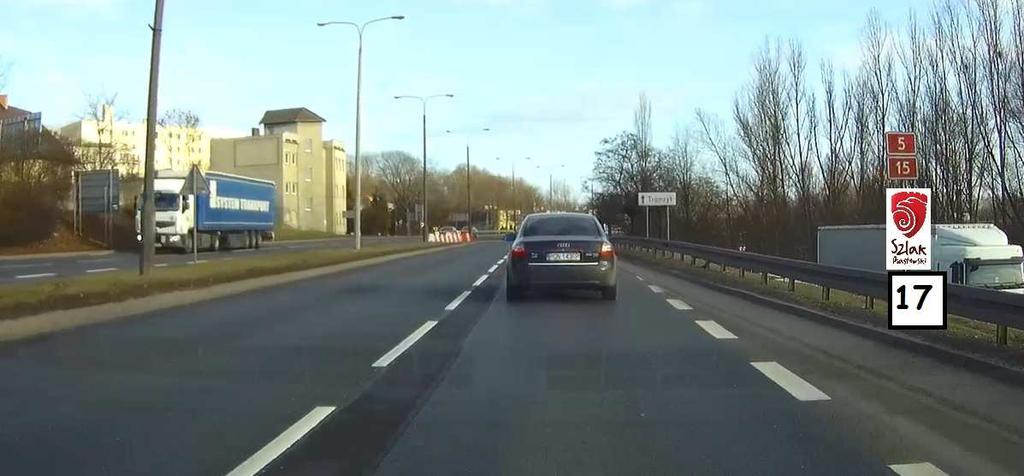 Gnieźnieńskieg o, potwierdzenie 200 metrów za skrzyżowanie m ul.