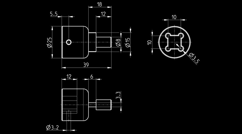 80 58 58 26,5 5 0,5 25 8 22 2,5 GKF-80-00 80-00 M20x,5 90 90 65 65