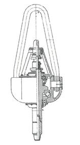 Przedstawione na rysunku urządzenie, stosowane w procesie wiercenia pozwala na A. doprowadzenie płuczki do przewodu wiertniczego. B. zatłoczenie cementu do otworu wiertniczego. C.
