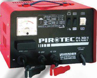 PIROTEC PA 16/1+ boost 7 pr¹d ³adowania 12V // 24V max 16A akumulatorów 12 180 Ah 7 schowek