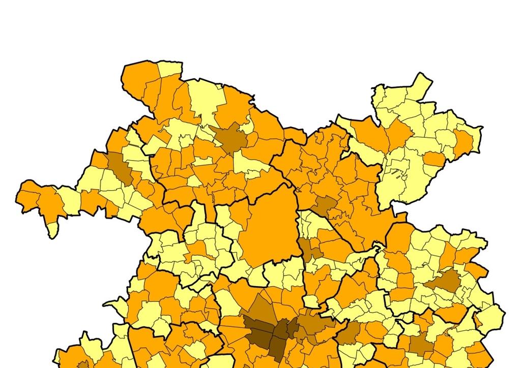 Koncepcja Kierunków Rozwoju Przestrzennego Metropolii Poznań Cel 2 Określenie skali degradacji obszarów w aglomeracji poznańskiej WYBÓR OBSZARÓW ZDEGRADOWANYCH OBJĘCIE PROGRAMAMI LUB STRATEGIAMI