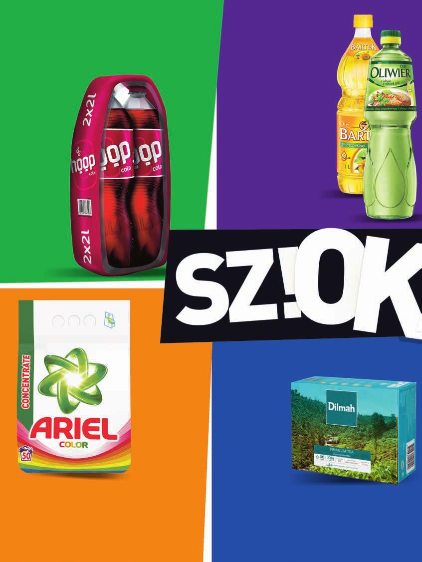 3,99 / 2-pack 7,18 HOOP COLA 4 rzaje 2 x 2 l 1,00 zł / 1 l 3,19 zł 5,59 / 1 szt.