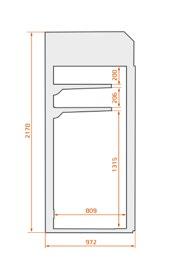 miejsce na jedną paletę euro (80 x 120) lub na dwie minipalety szafa bezpodłogowa sterownik elektroniczny możliwość łączenia w ciągi multiplexable system modułowy energy saving system oszczędność