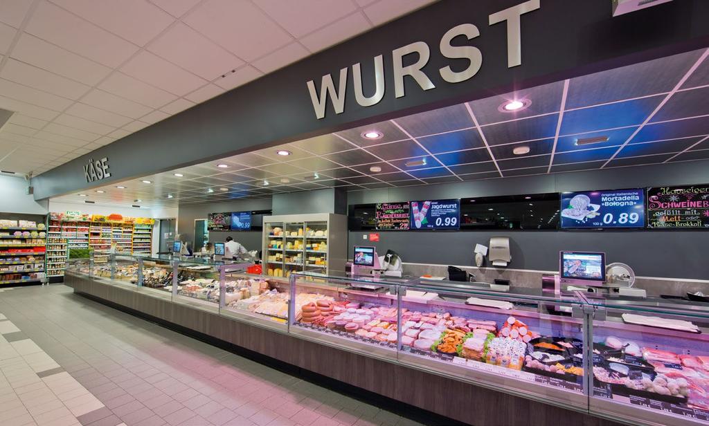 Supermarket What we value above all in cooperation with ES SYSTEM K is its flexibility.