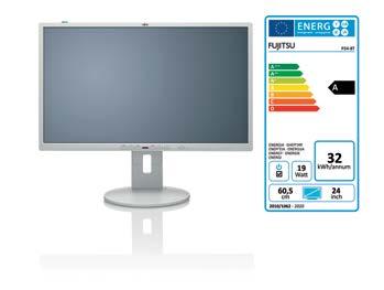 Data Sheet FUJITSU Monitor P24-8 TE Pro Monitor najwyższej klasy: szeroki ekran o przekątnej 60,5 cm (23,8 cala) Doskonały obraz sprzyjający komunikacji Monitor FUJITSU P24-8 TE Pro, idealny wybór
