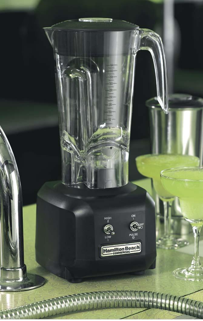 BLENDERY BARMAŃSKIE HBB250 / HBB250S Rio Blender HBB250-CE nigdy więcej grudek lodu WYDAJNOŚĆ: 0,5 l Margarity w 20 sekund ZASTOSOWANIE: Smoothies, Milk Shakes, Ice Teas, Ice Coffees, Cookie Drinks,