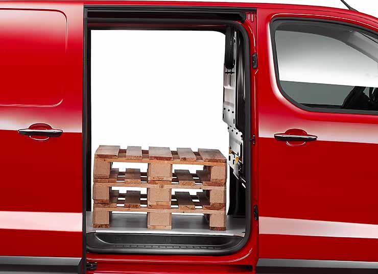 PRZESUWNE DRZWI BOCZNE SZEROKI STĘP 1,40 m NOWY CITROËN JUMPY może być wyposażony w przesuwne drzwi