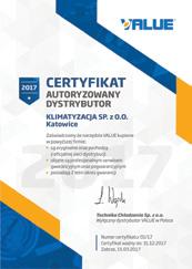 Gwarancja Produkty zakupione u autoryzowanych dystrybutorów VALUE na terenie Polski, od 15-go marca 2017 są objęte 24 miesięcznym okres gwarancyjnym.