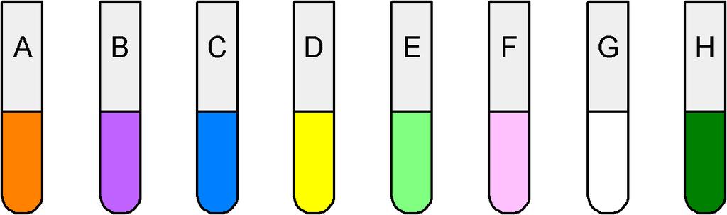 Zadanie 3. (3 pkt) Na zajęciach kółka chemicznego Kasia miała przygotować wodne roztwory soli i pokazać, że roztwory te mogą mieć różne barwy.
