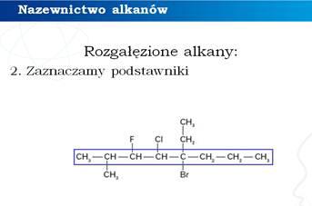 Podstawniki są to atomy (lub ich grupy)