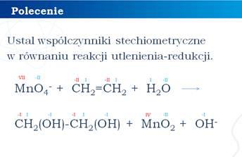 reakcji utlenienia-redukcji.