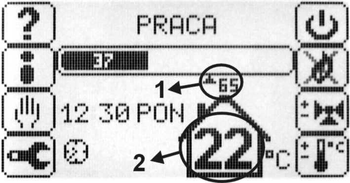 Jednakże w przypadku podłączania lub odłączania urządzeń do regulatora należy dodatkowo odłączyć wtyczkę zasilającą regulator od gniazda sieciowego. 5. Regulacja temperatury zadanej a.