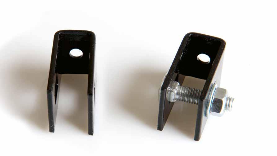 78 KLAMRA MONTAŻOWA DO OGRODZEŃ KUTYCH DLA TRALKI: A 12mm-15mm, B 18mm-20mm ASSEMBLY CLIP BRACKET FOR FORGED FENCING >>