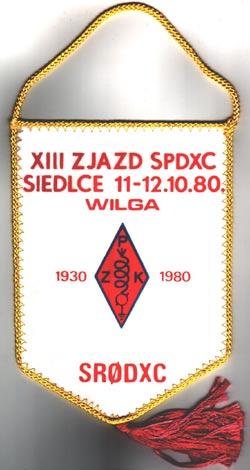 wydawnictw: Tadeusz Szymkowiak SP9JA, - członkowie: Zenon Pietrzak SAP6FER, Bogdan Klatka SP8ECV Rok 1980 (11-12.10.1980) XIII Zjazd w Wildze Rok 1978 (16-17.09.