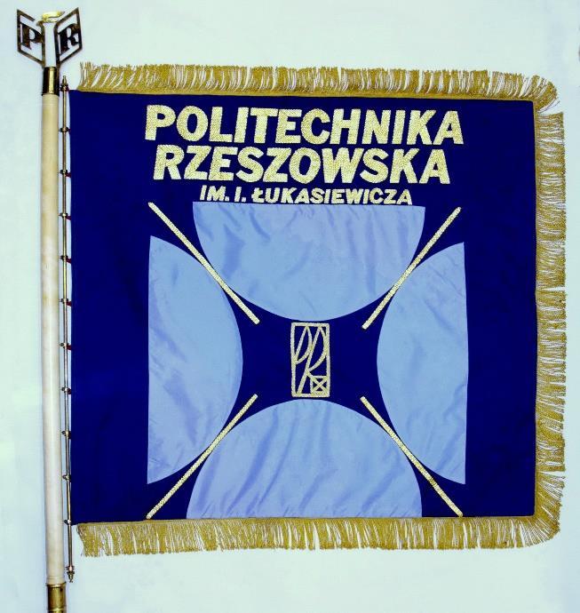 strona główna strona odwrotna Flaga Politechniki Rzeszowskiej im.