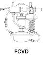 Regulatory bezpośredniego działania Regulatory pilotowe Reduktor ciśnienia Regulator upustowy Regulator różnicy ciśnień Regulator przepływu PCVD PCVA PCVP PCVQ DN 65 80 100 125 150 200 250 k vs [m 3