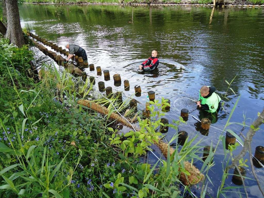 Wiercenie otworów dla pręta stalowego w palach