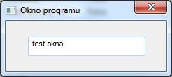 Okno edycyjne rozszerza działanie OknaProgramu o