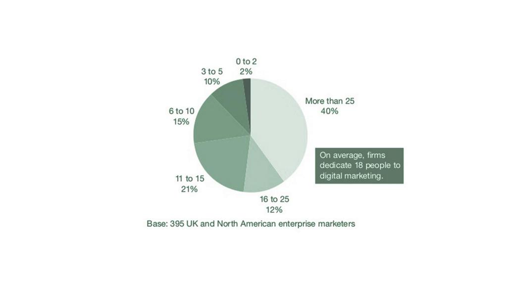 Kto dźwignie te budżety? How many staff are dedicated to digital marketing?