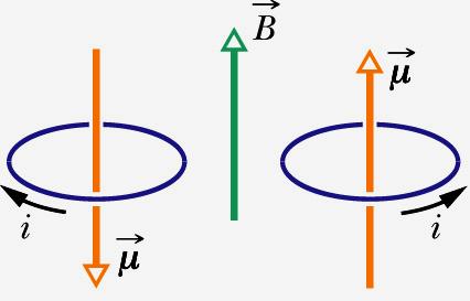 Energia potencjalna dipola magnetycznego w zewnętrznym polu magnetycznym.