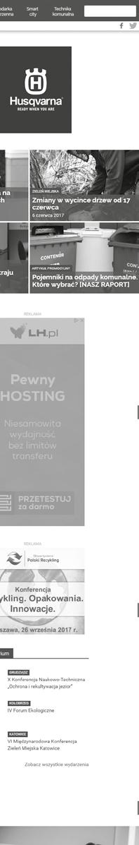 Do 300 KB. 1500 PLN B Banner górny Grafika reklamowa w górnej części strony. Wyświetlana na stronie głównej lub na stronach kategorii.