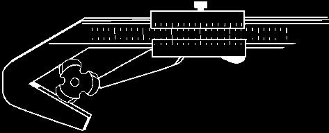 01 Suwmiarki Suwmiarki Suwmiarka trójpunktowa Limit. Do mierzenia zewn trznych wymiarów narz dzi 3-, 6- i 12- ostrzowych.