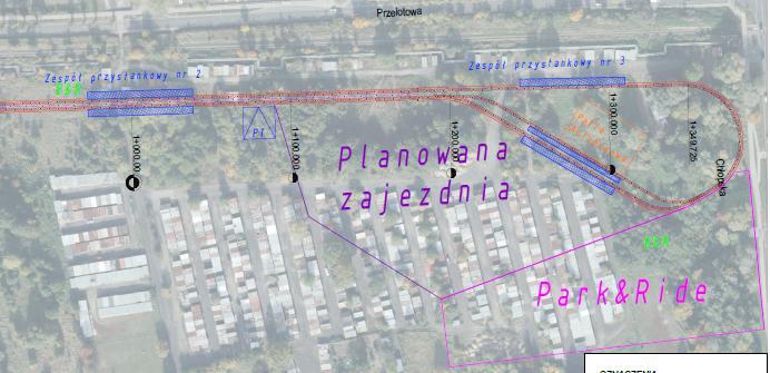 Analiza rozmieszczenia parkingów Park&Ride oraz Bike&Ride W2 Proponowane lokalizacje parkingów: Przy węźle przesiadkowym Handlowa,