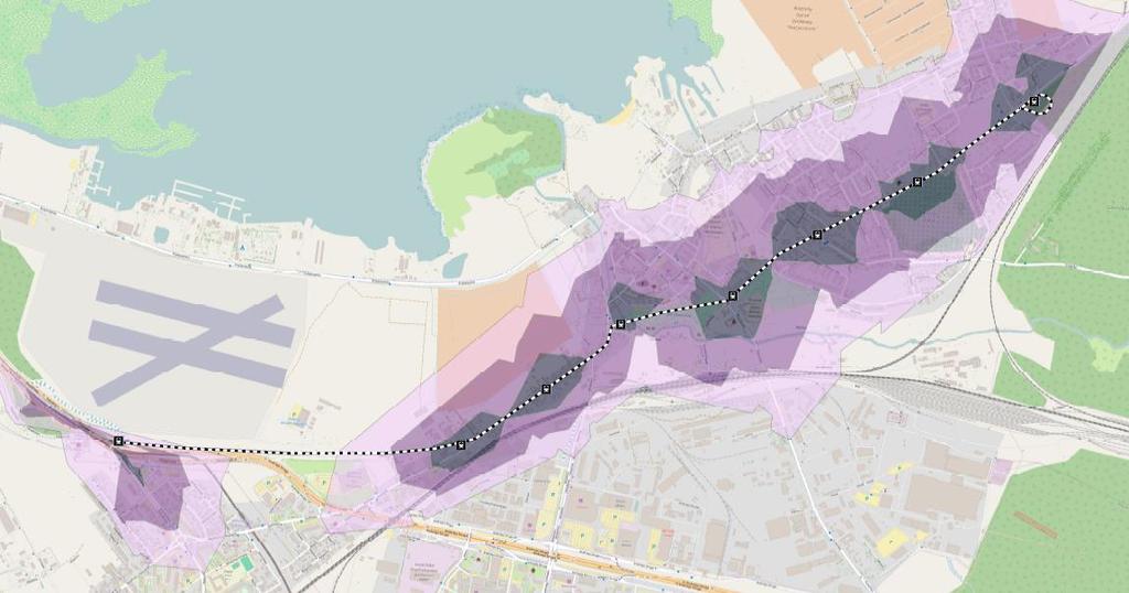 Hangarowa (nowy) KONCEPCJA PRZEBIEGU DRUGIEGO ETAPU SZCZECIŃSKIEGO SZYBKIEGO TRAMWAJU (SST) Analiza dostępności dla Wariantu W5